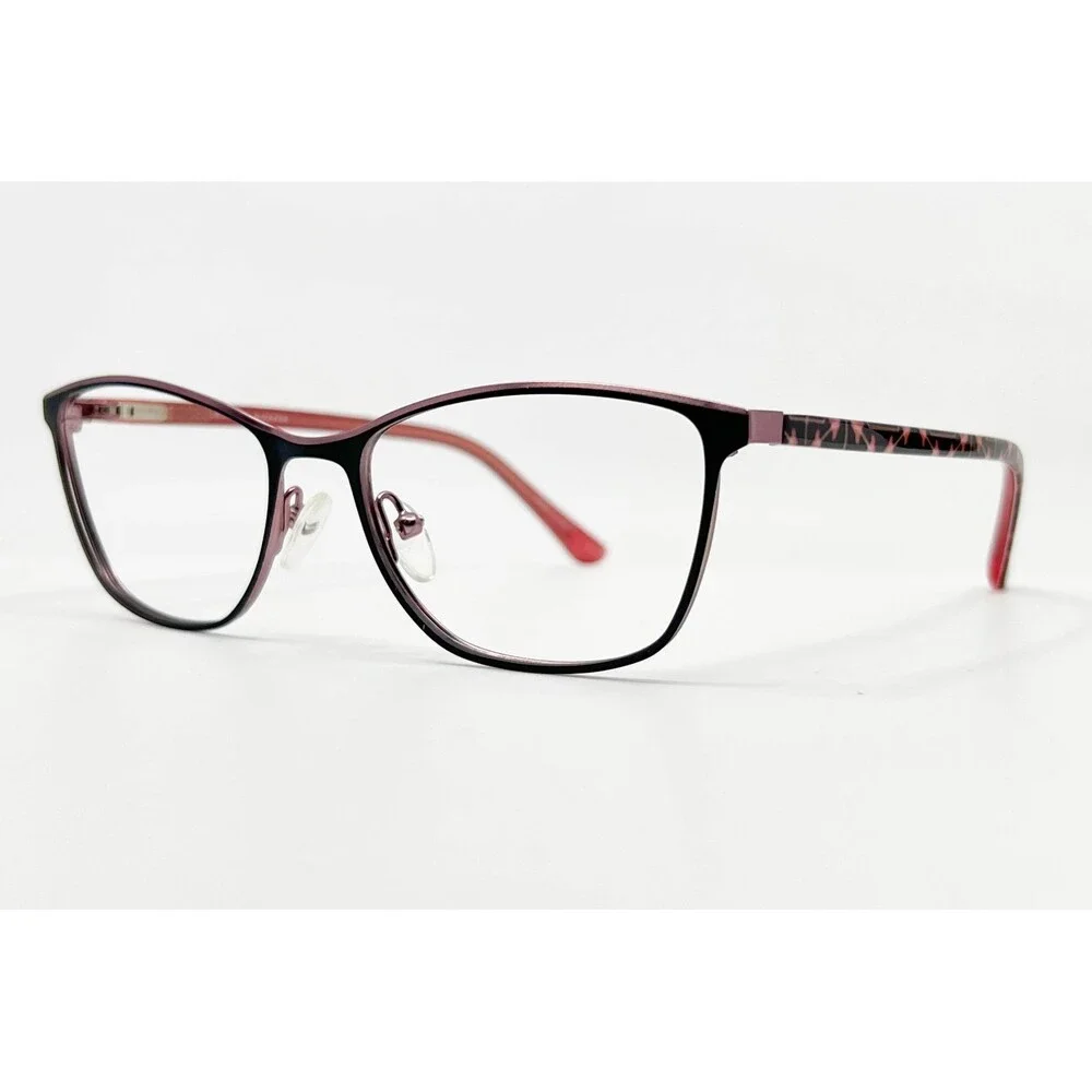 Karen Kane Eyeglasses Womens Black Pink Farro Cat Eye Frames 51-16-135